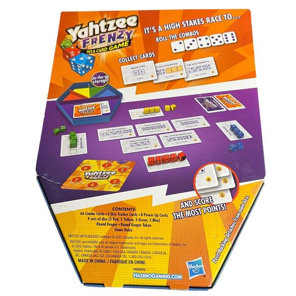 Yahtzee Frenzy Dice And Card Game Family Game Brand New - Picture 5 of 5